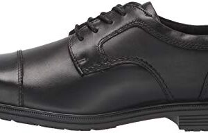 Rockport mens Rockport Men's Robinsyn Waterproof Cap Toe Oxford, Black, 9.5 US