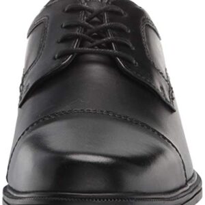 Rockport mens Rockport Men's Robinsyn Waterproof Cap Toe Oxford, Black, 9.5 US