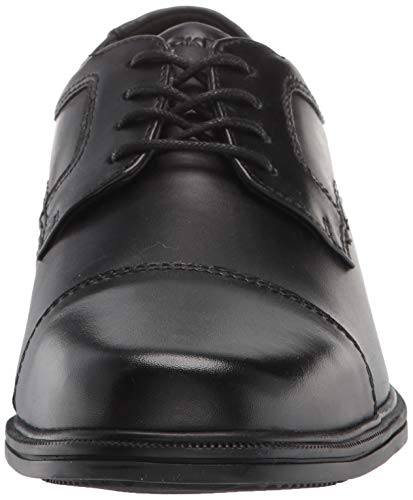 Rockport mens Rockport Men's Robinsyn Waterproof Cap Toe Oxford, Black, 9.5 US