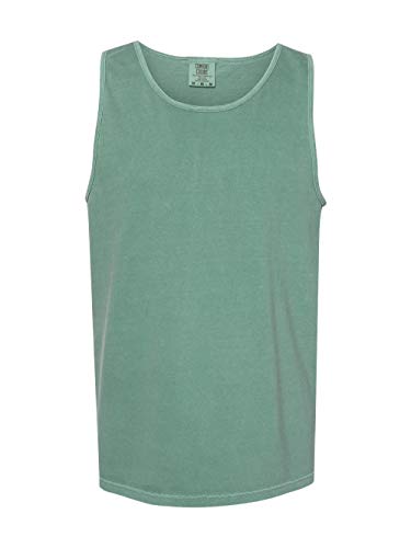 Comfort Colors Men's Adult Tank Top, Style 9360 (Medium, Light Green)