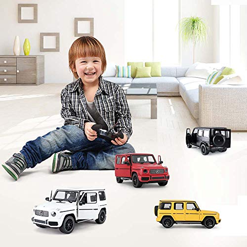 RASTAR Off-Road Remote Control Car, 1:14 Mercedes-AMG G63 R/C Off-Roader Toy Car, Doors Open/Working Lights - White/2.4Ghz