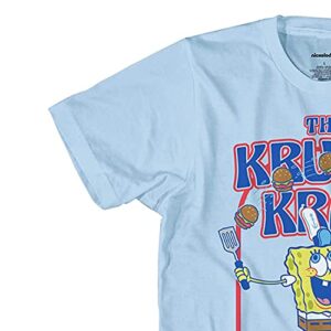 Spongebob Squarepants Mens' The Krusty Krab Come Spend Your Money T-Shirt, Small Light Blue