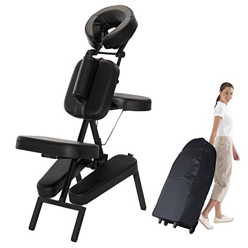 Master Massage Apollo Portable Massage Chair In Black