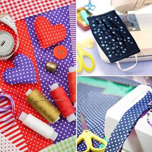 28 Pieces 10 x 10 Inch Cotton Fabric Quilting Patchwork Fabric Square Sewing Craft Fabric Printed Fabric Bundle with Scissors for Sewing Quilting Handmade DIY Crafts, 25 x 25 cm