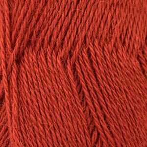 (3 Small Gorgeous Skeins) Alpaca Yarn Blend Umayo [657 Yards Total] Rust, 2 Fingering