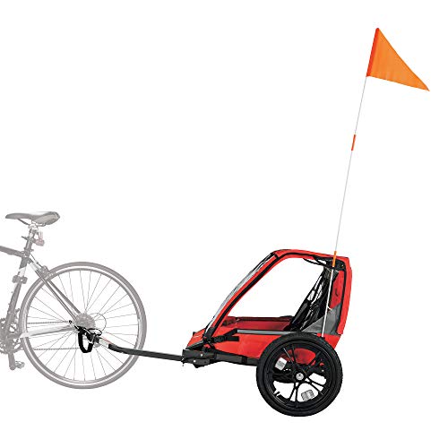 Allen Sports Hi-Viz 2-Child Bicycle Trailer, Model ET2-R, Red