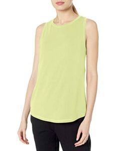 c9 champion women's active tank, pale yellow green, medium