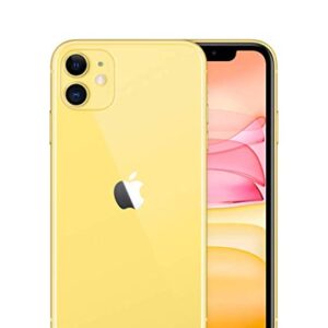 Apple iPhone 11, 128GB, Yellow - Unlocked (Renewed Premium)