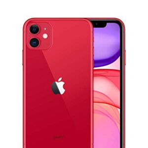 Apple iPhone 11, 64GB, Red - Unlocked (Renewed Premium)