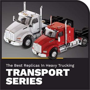 Diecast Masters Kenworth T880 SBFA Tractor Truck, Tridem Tractor with 40" Sleeper - Speed Orange | Real Truck Specifications | 1:50 Scale Model Semi Trucks | Diecast Model 71057