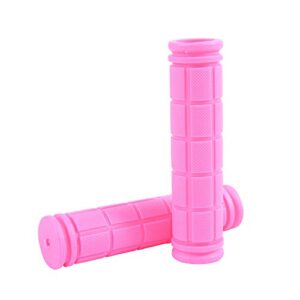 Yizel Bike Handlebar Grips, 4 Pairs, Non Slip Rubber Mountain Bicycle Handlebar BMX/MTB Bike Grips for Kids Girls Boys