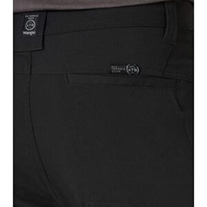 ATG by Wrangler mens Zip Pocket Trail Casual Pants, Black, 38W x 32L US