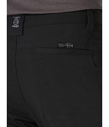 ATG by Wrangler mens Zip Pocket Trail Casual Pants, Black, 38W x 32L US