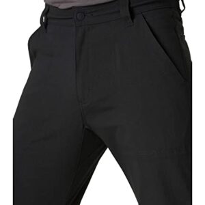 ATG by Wrangler mens Zip Pocket Trail Casual Pants, Black, 38W x 32L US