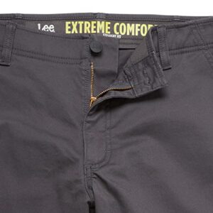 Lee Men's Extreme Motion Twill Cargo Pant Buddy Black 38W x 32L