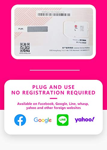 Greater China Data Sim Card 30 Days 12Gb Then Unlimited for China, Macau, Taiwan can f/b