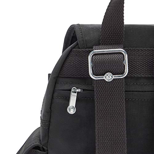 Kipling Women's City Pack Mini Backpack, Lightweight Versatile Daypack, Bag, Black Noir