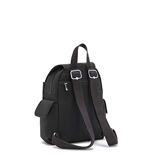 Kipling Women's City Pack Mini Backpack, Lightweight Versatile Daypack, Bag, Black Noir