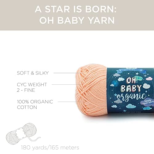 Lion Brand Yarn (1 Skein) Yarn Oh Baby Yarn, Olive, 540 Foot (Pack of 1)