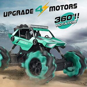 NQD 1:14 Remote Control Big Monster Car, 4wd Off Road Rock Electric Toy Off All Terrain Radio Remote Control Vehicle Truck Crawler for Boys and Girls