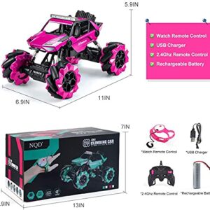NQD 1:14 Remote Control Big Monster Car, 4wd Off Road Rock Electric Toy Off All Terrain Radio Remote Control Vehicle Truck Crawler for Boys and Girls