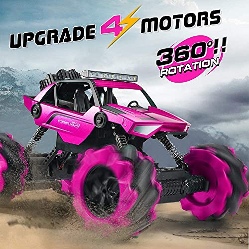 NQD 1:14 Remote Control Big Monster Car, 4wd Off Road Rock Electric Toy Off All Terrain Radio Remote Control Vehicle Truck Crawler for Boys and Girls