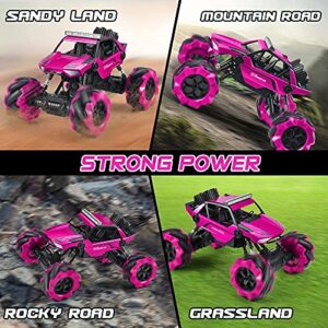 NQD 1:14 Remote Control Big Monster Car, 4wd Off Road Rock Electric Toy Off All Terrain Radio Remote Control Vehicle Truck Crawler for Boys and Girls