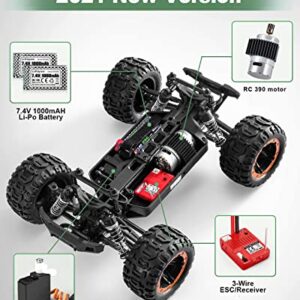 HAIBOXING RC Cars 16889, 1:16 Remote Control Car for Adults, High-Speed 36km/h RC Trucks RTR RC Crawler 2.4G All Terrain Waterproof Off-Road Vehicle with 2 Batteries Gifts Toys for Kids, Boys 8+