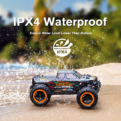 HAIBOXING RC Cars 16889, 1:16 Remote Control Car for Adults, High-Speed 36km/h RC Trucks RTR RC Crawler 2.4G All Terrain Waterproof Off-Road Vehicle with 2 Batteries Gifts Toys for Kids, Boys 8+