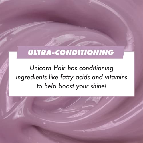 Lime Crime Pastel Colored Unicorn Hair Tint, Oyster (Lavender Grey) - Damage-Free Semi-Permanent Hair Color Conditions & Moisturizes - Temporary Hair Dye Kit Has Sugary Citrus Vanilla Scent - Vegan