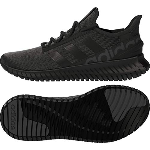 adidas Men's Kaptir 2.0 Running Shoes, 9, Black/Black/Carbon