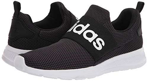 adidas Men's Lite Racer Adapt 4.0 Running Shoes, Black/White/Black, 12