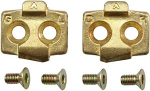 time axion/atac mtb pedal cleats, 13/17°, gold