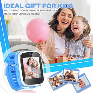 Ziegoal Kids Smart Watch for 3-12 Year Old Boys Toddler HD Dual Camera Multifunction Touch Screen Smartwatch with Game Educational Toys Birthday for Boys Age 4 5 6 7 8 9