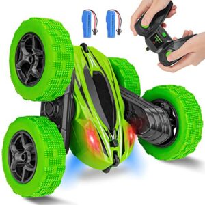 remote control car, rc stunt car toy, double sided 360 degree rotating tumbling rechargeable car, high-speed 2.4ghz remote control race car, 4wd off-road vehicle, birthday toy cars gift for kids