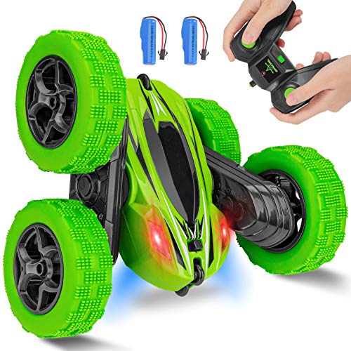 Remote Control Car, RC Stunt Car Toy, Double Sided 360 Degree Rotating Tumbling Rechargeable Car, High-Speed 2.4Ghz Remote Control Race Car, 4WD Off-Road Vehicle, Birthday Toy Cars Gift for Kids