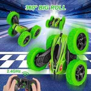 Remote Control Car, RC Stunt Car Toy, Double Sided 360 Degree Rotating Tumbling Rechargeable Car, High-Speed 2.4Ghz Remote Control Race Car, 4WD Off-Road Vehicle, Birthday Toy Cars Gift for Kids