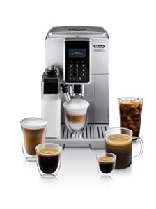 de'longhi ecam35075si dinamica with lattecrema system and lcd display, silver