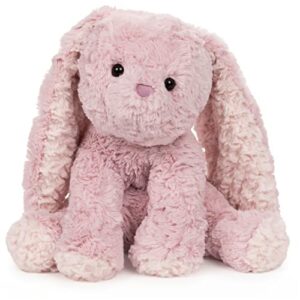 gund cozys collection bunny plush soft stuffed animal for ages 1 and up, pink, 10