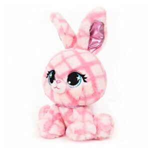 GUND P.Lushes Designer Fashion Pets Trixie Karrats Premium Bunny Stuffed Animal, Pink and Purple, 6”