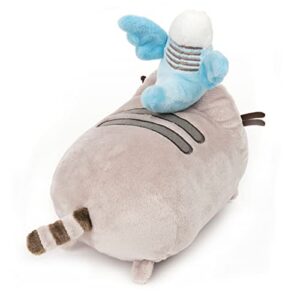 GUND Pusheen & Bo Parakeet Best Friend Set Two-in-One Plush Cat Stuffed Animal, Gray and Blue, 6”