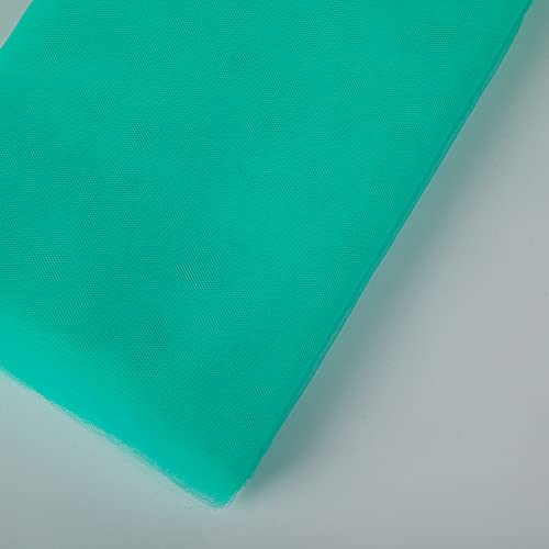 54Inch by 10Yards(30ft) Tulle Bolt Tulle Fabric for Wedding Decoration,Gift Wrapping(Tiffany Green)
