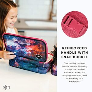 Simple Modern Kids Lunch Box for Toddler | Reusable Insulated Bag for Girls | Meal Containers for School with Exterior and Interior Pockets | Hadley Collection | Unicorn Fields