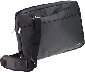 navitech black sleek premium water resistant laptop bag - compatible with the alienware area-51m r2 17.3" gaming laptop