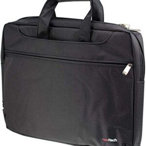 Navitech Black Sleek Premium Water Resistant Laptop Bag - Compatible with The Alienware Area-51m r2 17.3" Gaming Laptop