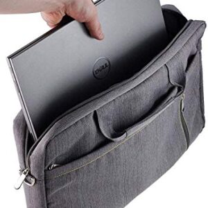 Navitech Grey Sleek Premium Water Resistant Laptop Bag - Compatible with The Alienware Area-51m r2 17.3" Gaming Laptop