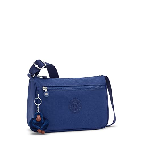 Kipling womens Women's Callie Bag, Organize Accessories, Spacious Interior, Adjustable Strap, Nyl Shoulder Bag, Ink Blue Tonal, 10.5 L x 7.5 H 4.5 D US