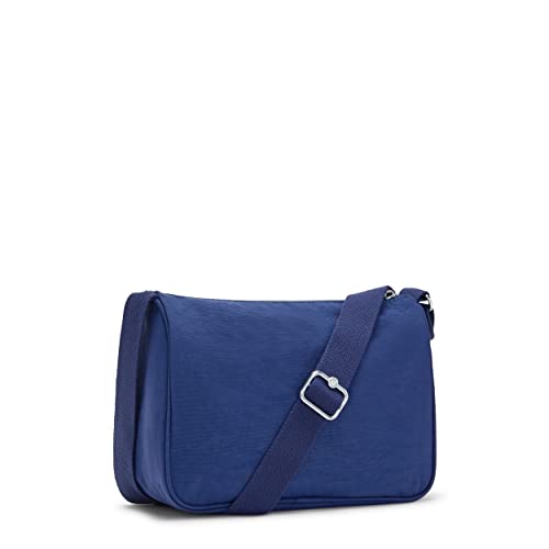 Kipling womens Women's Callie Bag, Organize Accessories, Spacious Interior, Adjustable Strap, Nyl Shoulder Bag, Ink Blue Tonal, 10.5 L x 7.5 H 4.5 D US