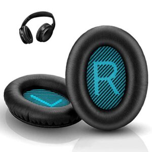 qc35 replacement ear pads for bose - qc35,qc35ii replacement earpads cushion - compatible with quiet comfort35,qc25,qc35ii,qc15,ae2,ae2i-comfortable & durable (blue)