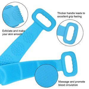 Silicone Body Scrubber for Shower, Silicone Bath Body Brush, Easy to Clean, Washer Lathers Well, Eco Friendly, Long Lasting, Exfoliating More Hygienic